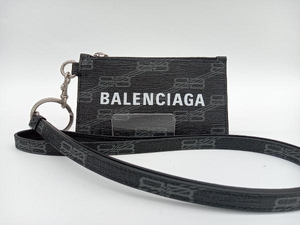 BALENCIAGA Balenciaga BB 594548 ячейка для монет карта карман ремешок на шею черный мужской магазин квитанция возможно 