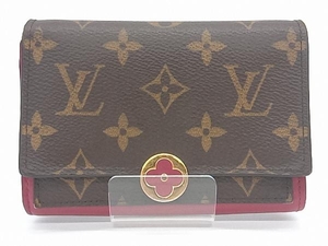 LOUIS VUITTON ルイ・ヴィトン モノグラム M64588 ポルトフォイユ・フロール SP0129 2つ折り財布 レディース 店舗受取可