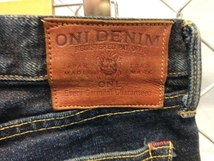 ONI DENIM ボタンフライジーンズ ジーンズ オニデニム 35 店舗受取可_画像3