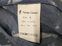 PORTER CLASSIC BON DANCE ALOHA SHIRT NAVY アロハシャツ ポータークラシック 盆踊り ネイビー XL 日本製 店舗受取可_画像6