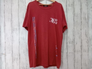 UNDERCOVER アンダーカバー ACID SOUP 半袖Tシャツ レッド系 L 店舗受取可