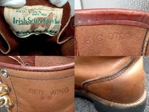 RED WING レッドウィング ショートブーツ レディースシューズ 0709 / サイズ 6 (約23.5cm相当) ブラウン_画像8