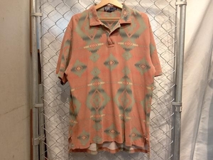 Polo by Ralph Lauren 90s Native Pattern S/S Polo XL 古着 ポロバイラルフローレン ネイティブ柄半袖ポロシャツ マレーシア製 店舗受取可