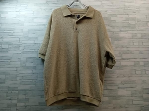 VANS/バンズ/122K1060107/M PILE RIB POLO SHIRT/ベージュ/ポロシャツ/新品タグ付き/Mサイズ