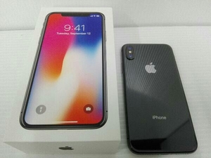 au NQC12J/A iPhone X 256GB スペースグレイ au