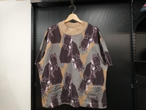 UNDERCOVER 21S/S 総柄ヘビー天竺BIG TEE CAT アンダーカバー Tシャツ 1 グレー UC1A1802-2 店舗受取可_画像1