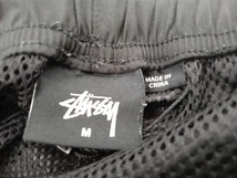 STUSSY ステゥーシー／トラックパンツ／ナイロン／リフレクター／ブラック／Mサイズ_画像6