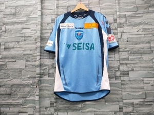 横浜FC/ユニフォーム/ライトブルー/M-L/HAP1044/Jリーグ/サッカー/プラクティスシャツ/ドライ/hummel/ヒュンメル