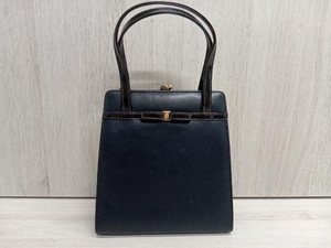 Salvatore Ferragamo Q21 6187 2WAYショルダーバッグ (ストラップ欠品) ブラック 小さめ ハンドバッグ フェラガモ