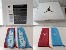 NIKE ナイキ AIR JORDAN 2011 エアジョーダン2011 436771-101 スニーカー ホワイト x ブラック 約27.5cm 店舗受取可_画像7