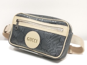 GUCCI グッチ GUCCI OFF THE GRID GGナイロン ウエストバッグ ボディバッグ グレー ベージュ 631341 H9HBN 店舗受取可