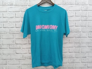 HANES ヘインズ メンズ 半袖Ｔシャツ 80s サイズ XL ロゴプリント DMVDMVDMV ブルー MADE IN USA 店舗受取可