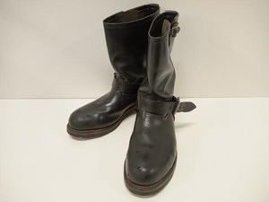 RED WING レッドウィング エンジニアブーツ ブラック USA9 約27.0cm アメリカ製