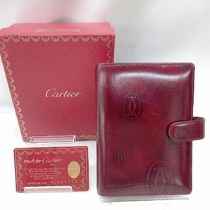 【Cartier】 カルティエ ハッピーバースデー／手帳カバー 小物 メモ帳 レディース 中古の画像1
