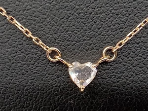 4*C K18 колье 41cm 1.6g Gold Heart 