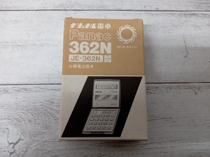 [ unused goods ] National calculator Panac362N JE-362N