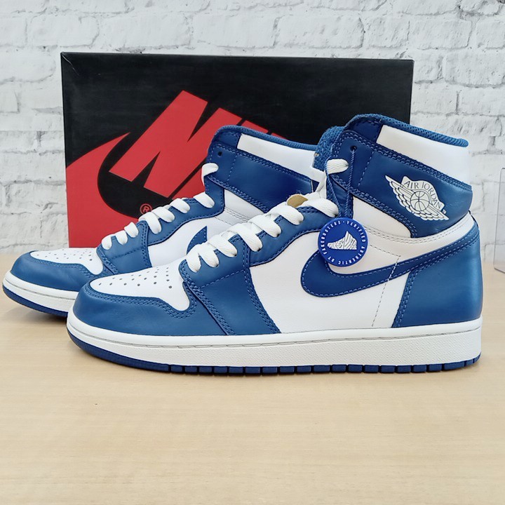 NIKE◇AIR JORDAN 1 RETRO HIGH OG/エアジョーダン1レトロハイ/ブルー