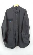★ FUMITO GANRYU フミト ガンリュウ M-51 shirt jacket - FU8-BL-05 サイズS ブラック 通年_画像1