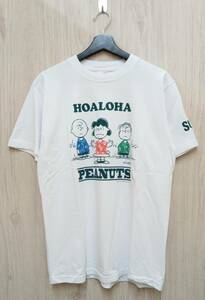 SUN SURF/サンサーフ/半袖Tシャツ/PEANUTS/HOALOHA/SS78944/ホワイト系/Lサイズ