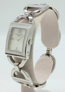 Christian Dior クリスチャンディオール D78-109 シェル文字盤 クオーツ 2針 アナログ 腕時計