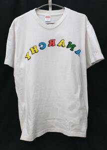 [21SS] Supreme JAMIE REID ANARCHY TEE シュプリーム ジェイミー リード アナーキー コラボ Tシャツ M 白 ホワイト ストリート 店舗受取可