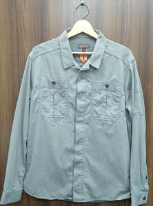 【お値下げしました】 patagonia / パタゴニア 53290 long sleeve shop shirt 長袖 ショップ シャツ グレー サイズS