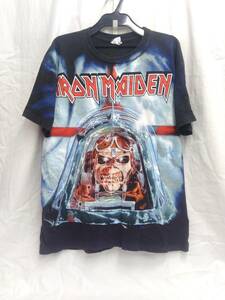 [90s] IRON MAIDEN アイアンメイデン バンT 半袖Tシャツ 黒 ブラック L ヴィンテージ 古着 店舗受取可