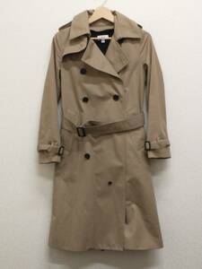 HYKE high k trench coat Brown 1 liner attaching made in Japan [ control number 7]