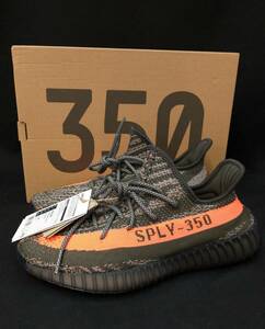 [タグ付・未使用] adidas YEEZY BOOST 350 V2 CARBON BELUGA イージーブースト カーボン ベルーガ 27.5cm スニーカー HQ7045 店舗受取可