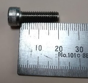 ステンレス　六角穴付ボルト　M6×20mm　P1.0　30本　①