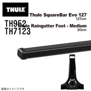 ダイハツ アトレー TH952 7123 THULE ベースキャリア 送料無料