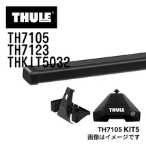 ルノー メガーヌ TH7105 7123 KIT5032 THULE ベースキャリア 送料無料_画像1