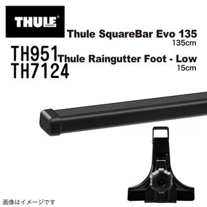 スズキ ジムニー TH951 7124 THULE ベースキャリア 送料無料