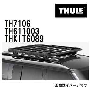 THULE ベースキャリア セット TH7106 TH611003 THKIT6089 送料無料