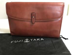 FUJITAKA フジタカ レザー セカンドバッグ クラッチ 610202 定価38500円 日本製★正規品★新品