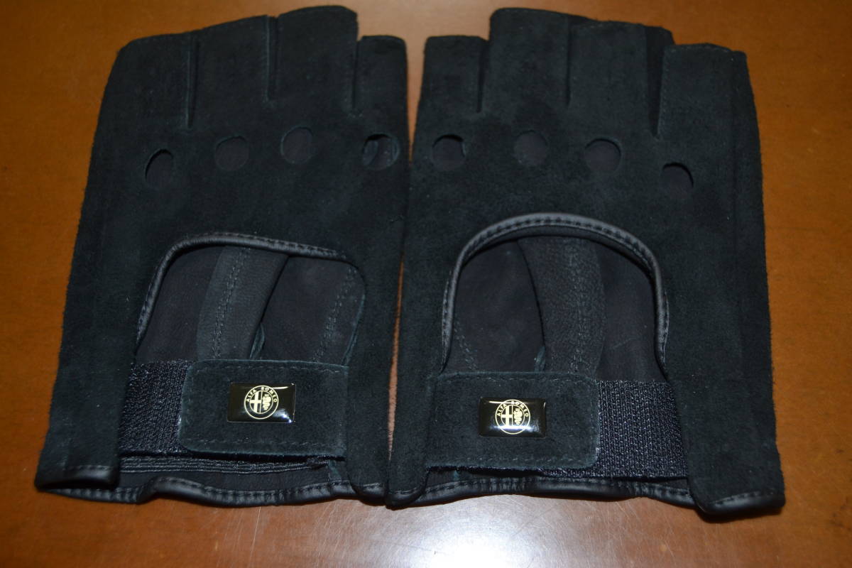 レア! 未使用 CACAZAN ドライビンググローブ 半指メッシュ カカザン