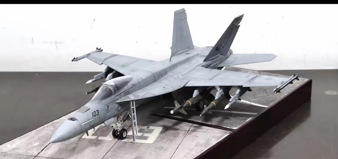 Готовое окрашенное изделие американского F-18E Super Hornet в масштабе 1/48., Пластиковые модели, самолет, Готовый продукт