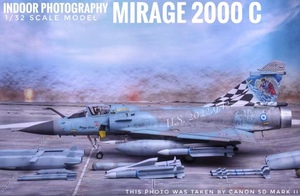 1/32 France Air Force Mirage 2000c painted final product 