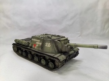 1/35スケール ソビエト JSU１５２自走砲 塗装済完成品_画像3