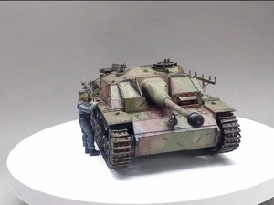 1/35 Germany Ⅲ number ...G type initial model painted final product 