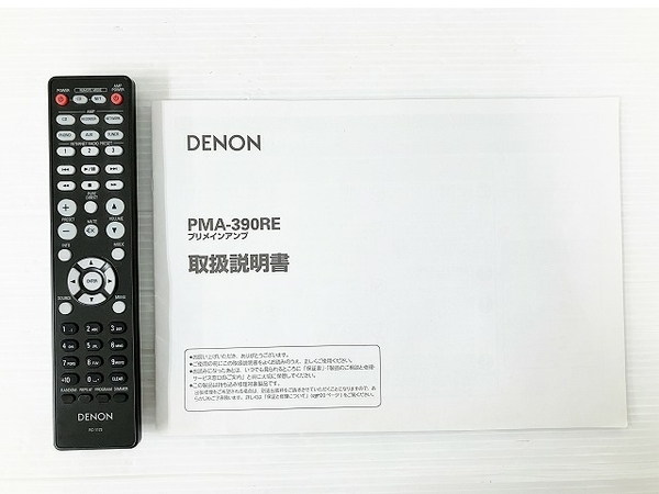 DENON PMA-390RE プリメインアンプ ブラック デノン オーディオ 音響
