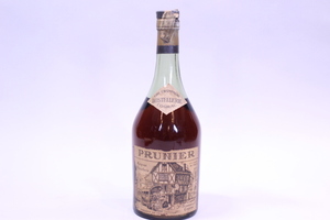 p-1099　未開栓古酒　プルニエ Prunier　 Fine Champagne Hostellerie ダンピーボトル　1950～60年代　コニャック　760mL