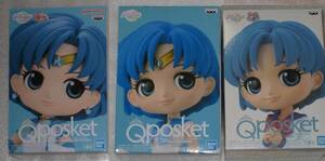 qposket 美少女戦士セーラームーン cosmos sailor mercury 水野亜美 セーラーマーキュリー 非売品 eternal 3種セット フィギュア 制服