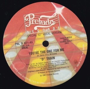 ダンクラ12inch★D TRAIN / You’re the one for me / (inst)★Prelude★