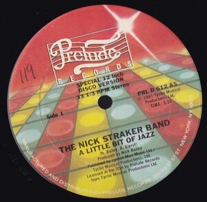 ダンクラ12inch★THE NICK STRAKER BAND / A little bit of jazz / Space age★Prelude★