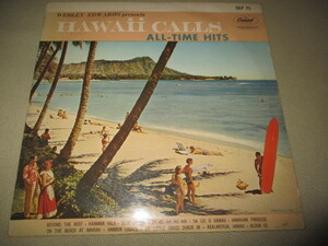 webley edwards hawaii calls (10"赤盤ジャケット写真はパンアメリカンの有名なものです。RARE!!)