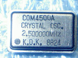 KDK クリスタルオシレーター CRYSTAL OSC COM4500A 2.500000MHz