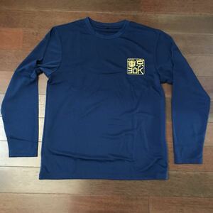 未使用品 2016年 東京３０K マラソン 長袖シャツ Size M