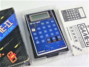  repeated price decline CASIO MG-775 game calculator GAME-2 CALCULATOR Casio retro game lsi lcd Vintage electron game box * instructions attaching 