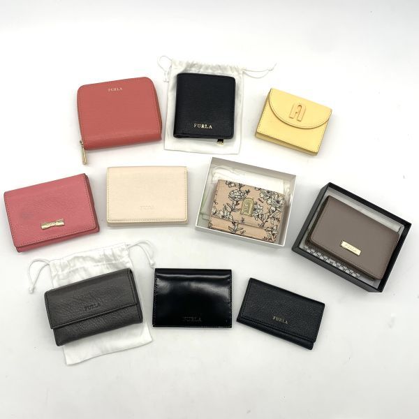 ▽【まとめ売り】FURLA/フルラ 財布 二つ折り 三つ折り 名刺入れ